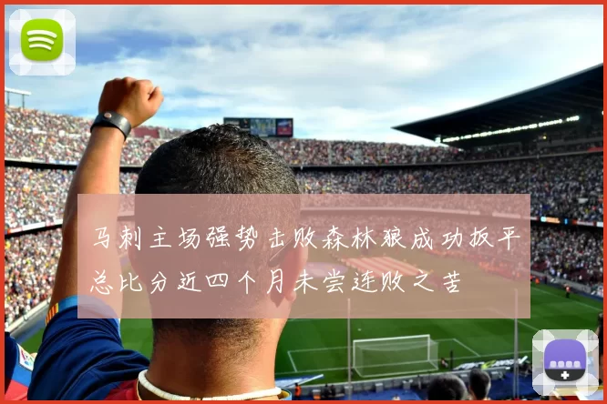 马刺主场强势击败森林狼成功扳平总比分近四个月未尝连败之苦